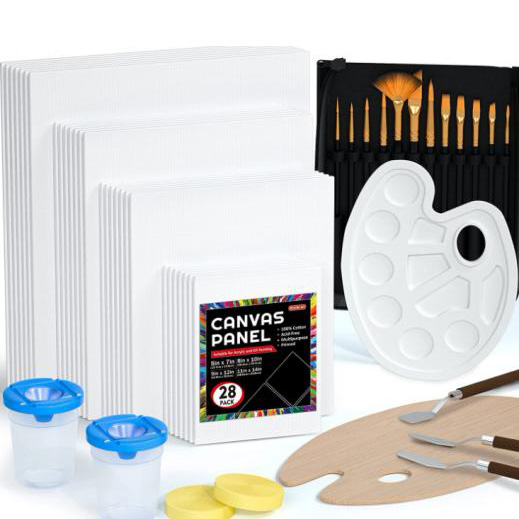 Firwat Sollt Dir Art Supplies Canvas Painting Board mat Faarwen fir Är kreativ Projeten wielen
