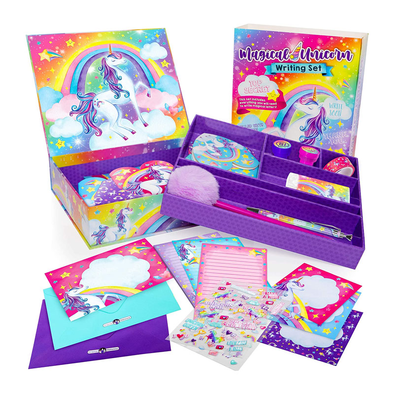 45 Stéck Stationery Set fir Meedercher