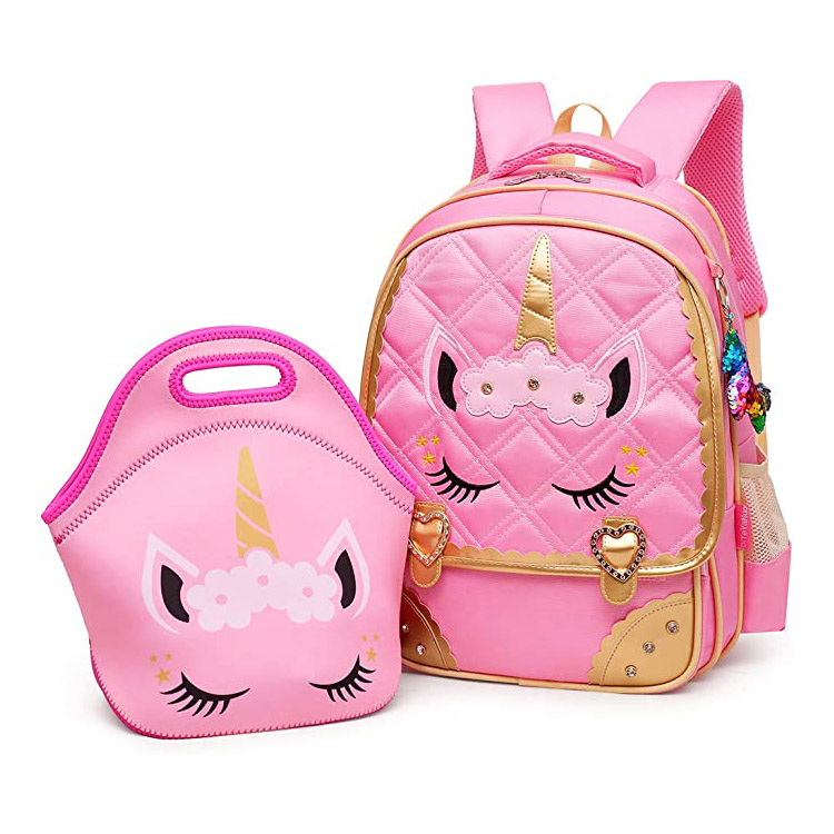 Cute Unicorn Waterproof Prinzessin Student Schoolbag