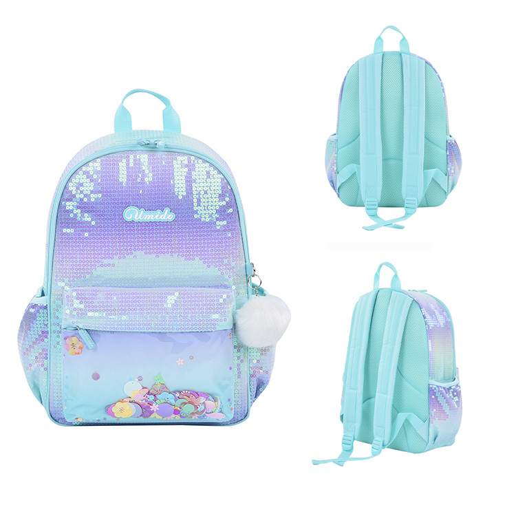 Neisten Sequined Student Schoolbag